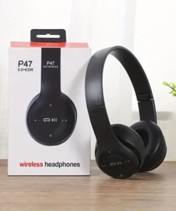 Alternative view of Stereo P47 Headset 5.0 Bluetooth Headset Folding Series Wireless Sports Game Headset for iPhone XiaoMi