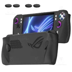 Protective Case with Thumb Grip Caps for ROG Ally Gaming Device