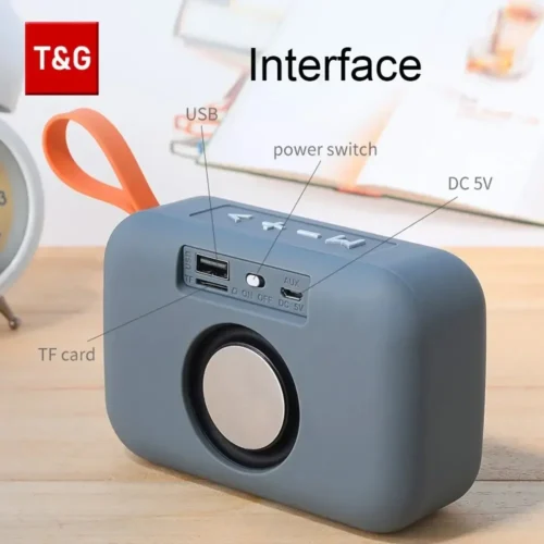 Alternative view of TG506 Portable Mini Bluetooth Wireless Soundbar - Waterproof HIFI Loudspeaker with TF Card & FM Radio Support