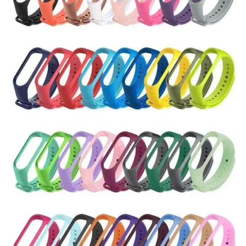 Alternative view of Watch Strap For Xiaomi Mi Band 7 6 5 4 3 Wristband Silicone Bracelet Wrist Straps MiBand 3/4 band5 band6 Smartwatch Accessories