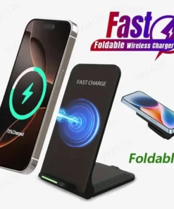 30W Wireless Charger Stand Pad for iPhone 16 15 14 13 12 Pro Samsung Xiaomi Phone Chargers Induction Fast Charging Dock Station