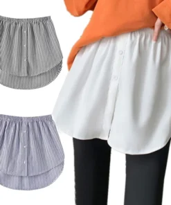 Women's Detachable Underskirt Blouse Hem Extender Mini Skirt - 6 Sizes Available