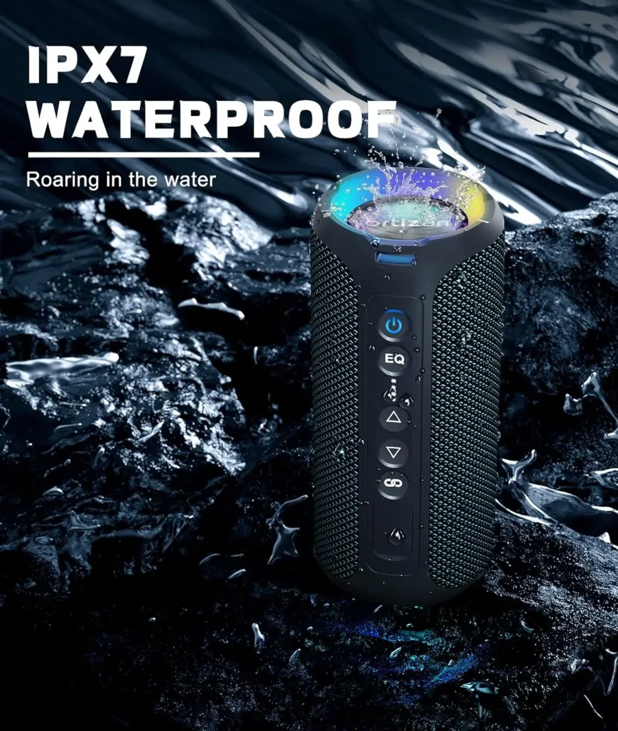 Ortizan 40W Portable Bluetooth Speaker – Enhanced Bass, 30 Hours Playtime, IP7 Waterproof - Image 3