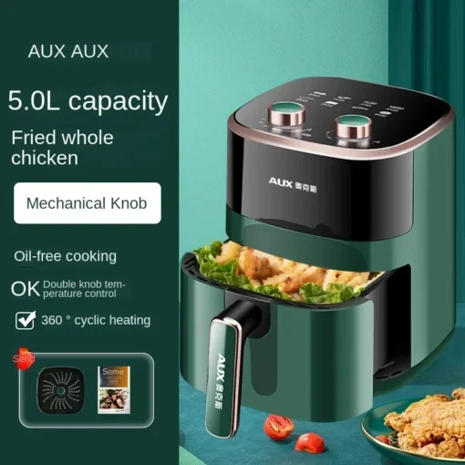AUX 220V Air Fryer Oven Combo - Multifunctional and Easy-to-Clean for Health-Conscious Home Cooks - Image 5