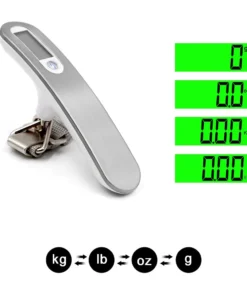 Alternative view of LCD Digital Luggage Scale 50kg X 10g Portable Electronic Scale Weight Balance Suitcase Travel Bag Hanging Steelyard Hook Scale