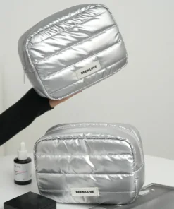 Fashion Large Capacity Makeup Bag - Portable Cosmetic Organizer for Travel