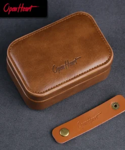 OPENHEART IEM Cable Case Earphone Case Bag PU Leather Case for Headphone Earphone accessories