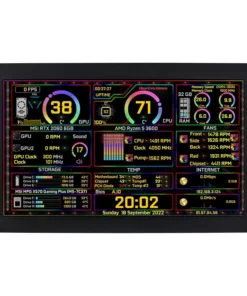 Alternative view of 7-Inch Portable USB-C IPS LCD Monitor - 1024x600 Resolution, Desktop Extended Mode Support
