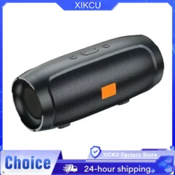 XIKCU Portable Bluetooth Speaker with Stereo Sound and FM Radio for Music Lovers