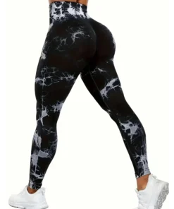 Seamless High Waist Women's Yoga Leggings - Push Up Fitness Tights