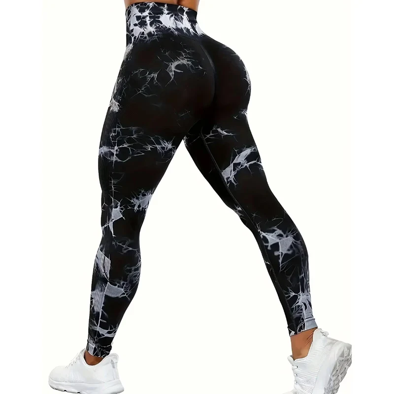 Seamless High Waist Women's Yoga Leggings - Push Up Fitness Tights