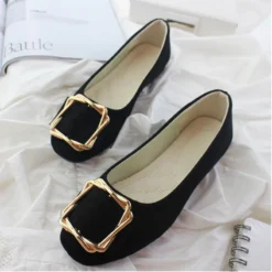 Women Flats Luxury Elegant Pumps Casual Ballerinas Summer Loafers Plus Size 43
