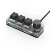 Macropad Macro Programming Keyboard with RGB Lighting and Knob for Photoshop and Multimedia Use