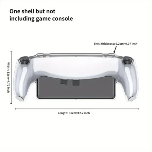 Alternative view of Transparent TPU protective cover, suitable for PS Portal - shock-absorbing and scratch resistant protective shell