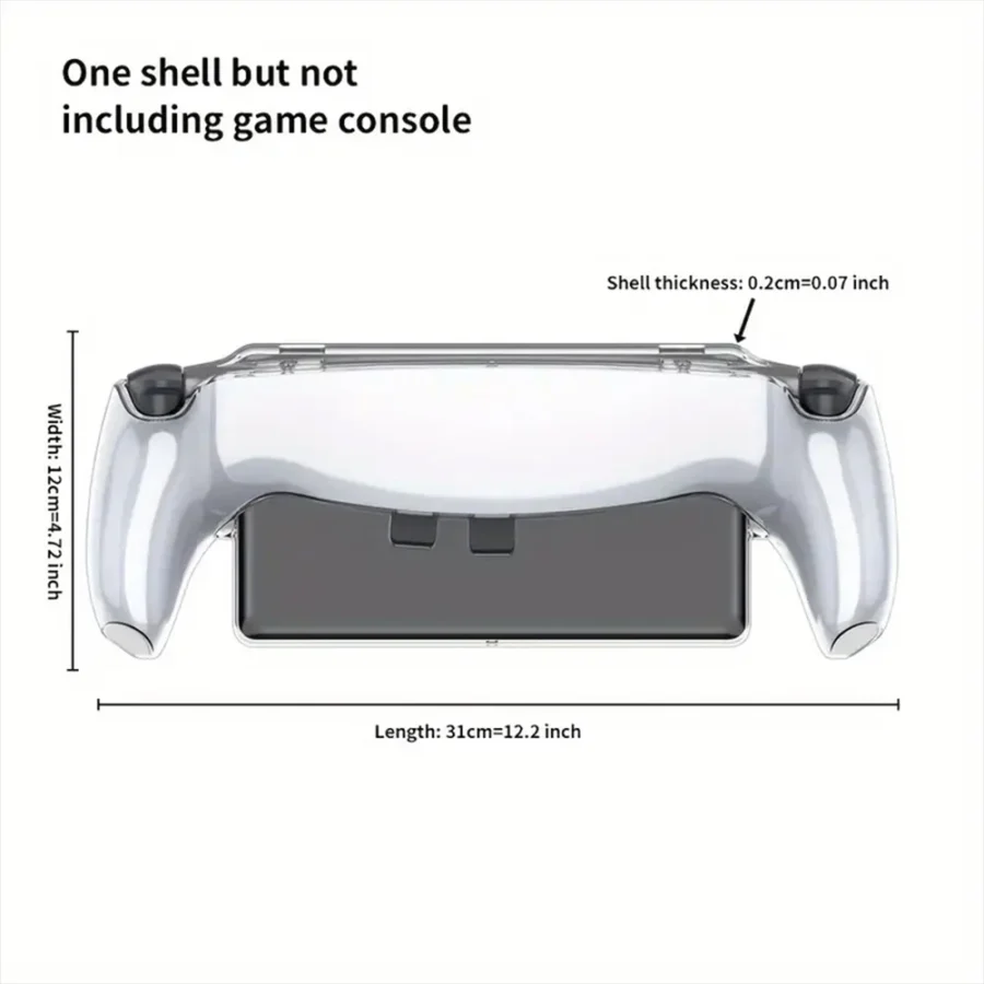 Transparent TPU protective cover, suitable for PS Portal - shock-absorbing and scratch resistant protective shell - Image 2