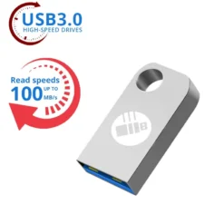 BU KING 64GB USB 3.0 Flash Drive - High-Speed Metal Pen Drive for PCs and Laptops