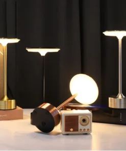 Wireless LED Table Lamp Touch Sensor Desktop Night Light USB Rechargeabl Portable Bedroom Night Light Reading Lamps Decor Light