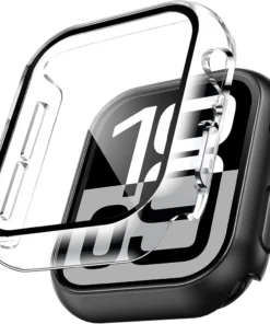 Glass+Cover For Apple Watch case 10 9 8 7 6 SE 5 iWatch Accessorie Screen Protector iWatch series 46mm 44mm 40mm 41 45mm 38 42mm