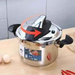 Alternative view of Multi-Function Pressure Cooker - 304 Stainless Steel, Gas and Induction Compatible