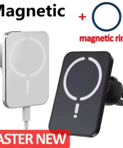 30W Magnetic Wireless Car Charger Air Vent Clip Phone Holder For Magsafe iPhone 16 15 14 13 12 Pro Max Fast Car Charging Stand