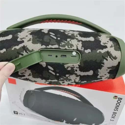 20W Bluetooth Portable Boombox Speaker with RGB Lights and Subwoofer for Music Lovers - Image 5