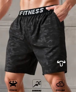 Men's sports shorts, quick drying training shorts