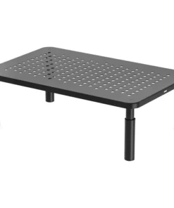 Computer Monitor Stand for Desk, Adjustable Laptop Riser, Desk Monitor Stand Underneath Storage for Office, Home, School Supplie