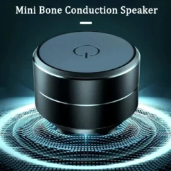 Portable Mini Bone Conduction Bluetooth Speaker - Wireless Stereo Audio for Music Enthusiasts
