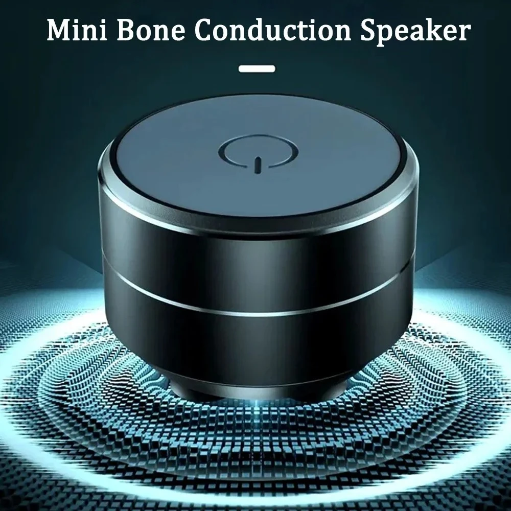 Portable Mini Bone Conduction Bluetooth Speaker - Wireless Stereo Audio