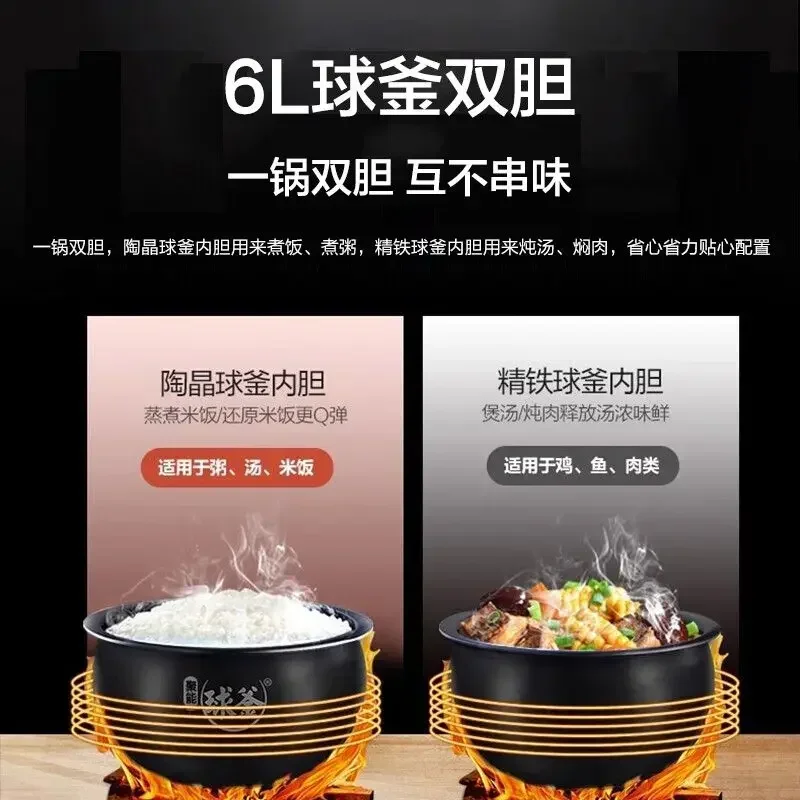 Supor 6L Electric Pressure Cooker - Multi-Function for 5-8 People - Image 4