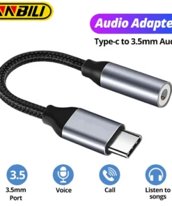 NNBILI USB Type C To 3.5mm Aux Adapter Jack Audio Cable Earphone Cable Converter for iPhone 15 Samsung S24 S23 Ultra Xiaomi 14
