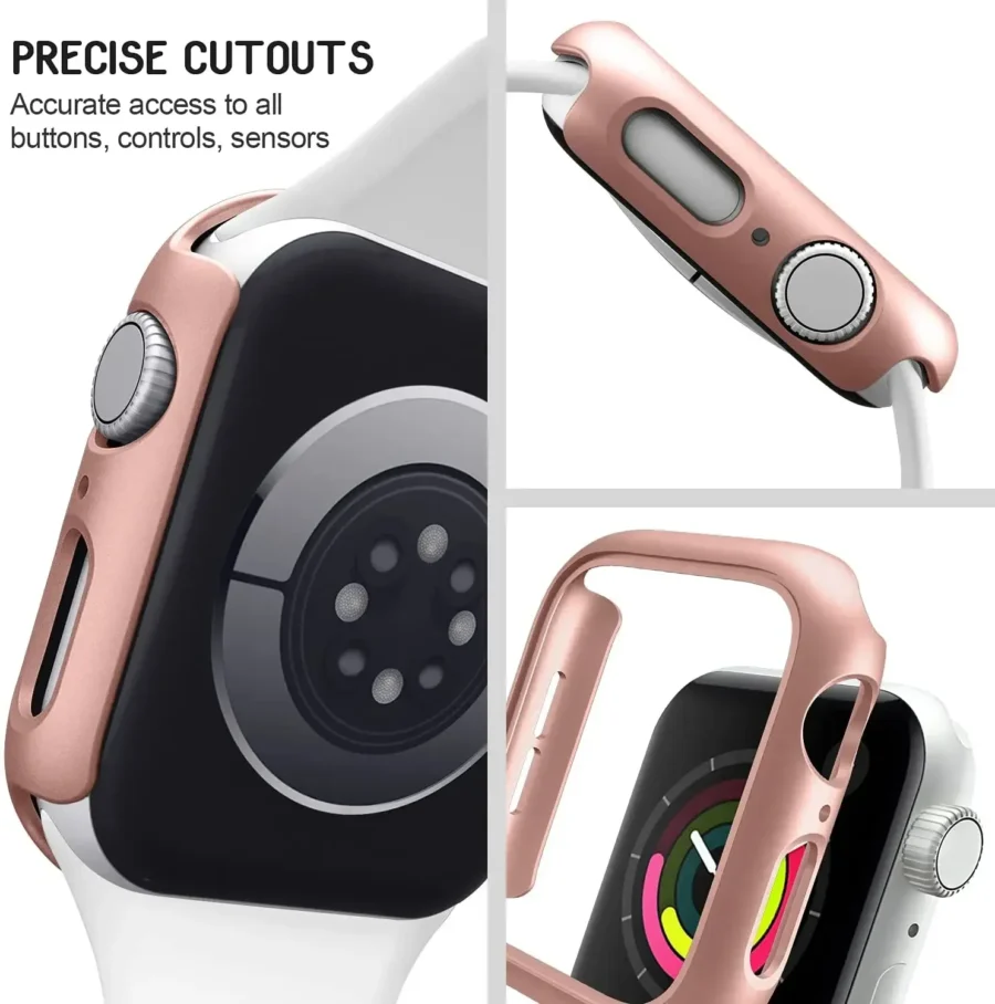 Cover for Apple Watch Case 45mm 41mm 44mm 40mm 42mm 38mm 46 49 mm Accessories PC Protector bumper iWatch Series 8 7 SE 6 5 4 3 9 - Image 3