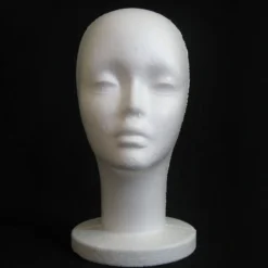 Female Foam Mannequin Head Model for Wig and Glasses Display
