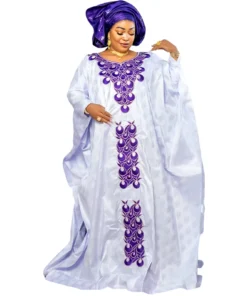 Alternative view of Elegant Plus Size Embroidered Abaya Dress for Women