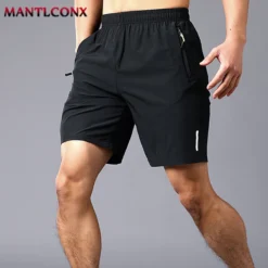Quick Dry Jogging Fitness Shorts for Men - Lightweight Breathable Summer Beach Running Bottoms