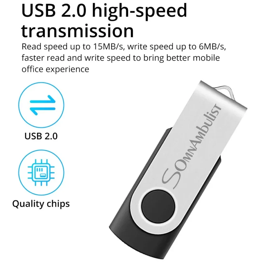 SomnAmbulist USB Flash Drive - High Speed, 32GB, 64GB, 128GB for PC and Mobile - Image 3