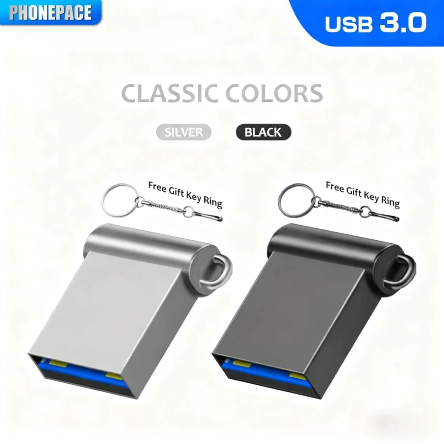 PHONEPACE USB Flash Drive - High-Speed 3.0 Mini Pendrive, 64GB & 128GB Storage Options - Image 5