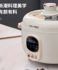 Alternative view of Mandarin Duck Electric Pressure Cooker with Three-Grid Inner Tank, Rice and Stew Functionality