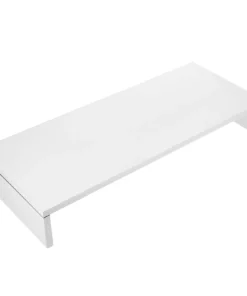 White Color Multi-function Desktop Monitor Stand Computer Screen Riser Thicken Board Rack Laptop Stand Desktop Notebook Shelf