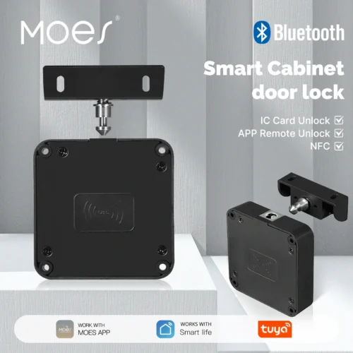 MOES Smart Lock - Bluetooth Keyless Lock for Cabinet and Drawer