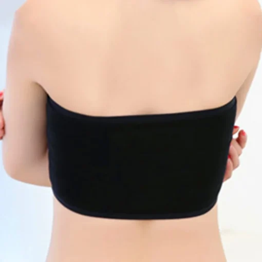 Strapless Bandeau Bra with High Stretch Comfort for Women - Image 3