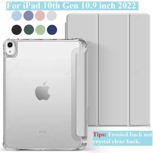 With Pencil Holder Case for iPad A16 2025 Pro11 M4 2024 Air11 M3 M2 iPad Air5 4 10.9 10th 10.2 7 8 9th 5/6th 2017 2018 9.7 10.5