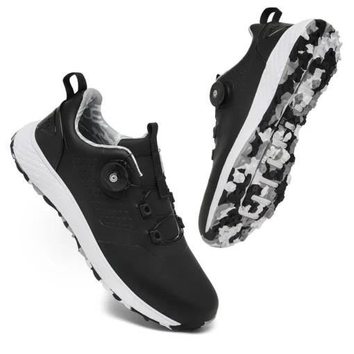 Waterproof Golf Sneakers with Non-Slip Design for Men and Women Comfortable Walking Shoes - Image 3