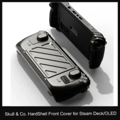 HardShell Front Cover Bundle GripCase with StandGrip for Steam Deck LCD/OLED Game Console