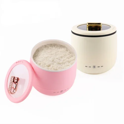 DMWD 2-in-1 Electric Rice Cooker & Hotpot, Non-Stick Ceramic Pot