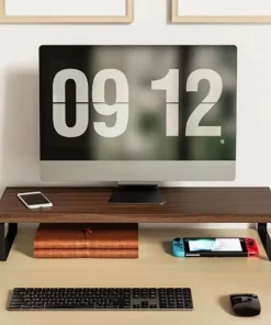 1 monitor stand for notebook computers and desktops - space-saving lifting platform