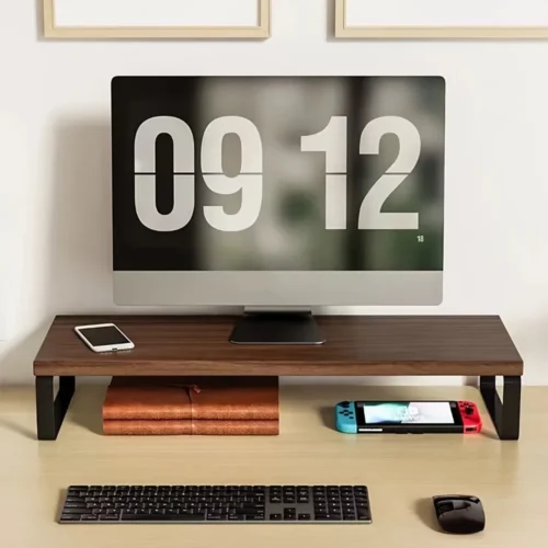 1 monitor stand for notebook computers and desktops - space-saving lifting platform