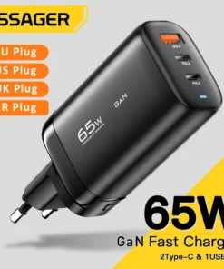 Essager 65W GaN USB Type C Charger For Laptop PPS 45W 25W Fast Charge For Samsung Xiaomi Realme mobile iPhone15 14 13 Pro Phone