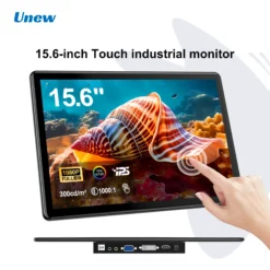 15.6" Touchscreen Monitor with Full HD IPS Display and HDMI, Type-C, VGA Ports, VESA Compatible