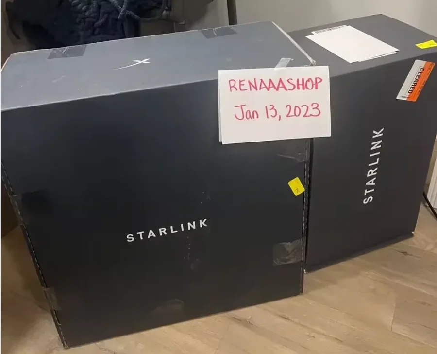 YX Wholesale Original Starlink Satellite Internet Kit V2 With Rectangular Dish Router And Pipe Adapter - Image 2